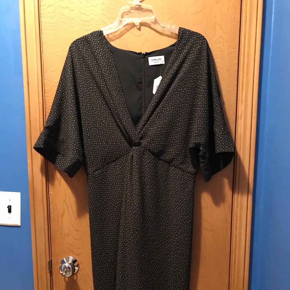 Boutique Black and Gold Dress